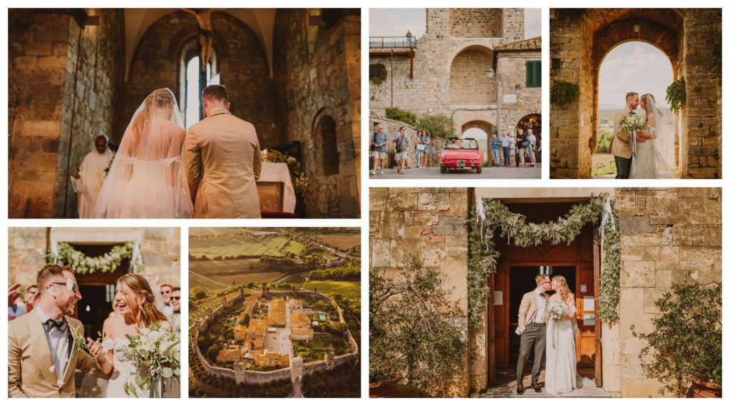Tuscan wedding hamlet