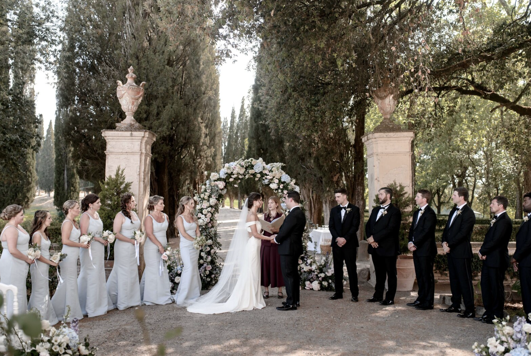 Castel venue in Italy with Wedding planner